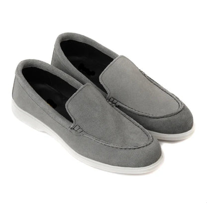 Elnoir Grey Loafers