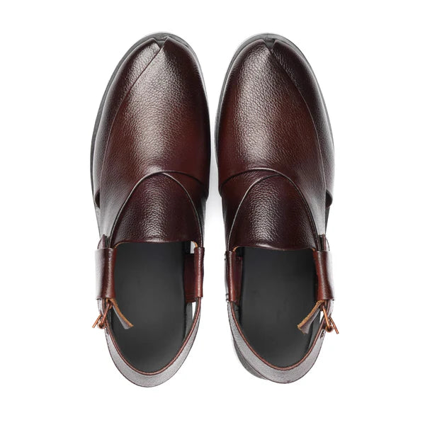 Maroon Peshawari Chappal
