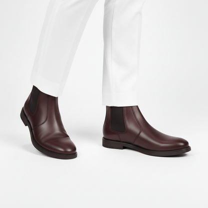 Elnoir Classic Chelsea Boot - Dark Brown
