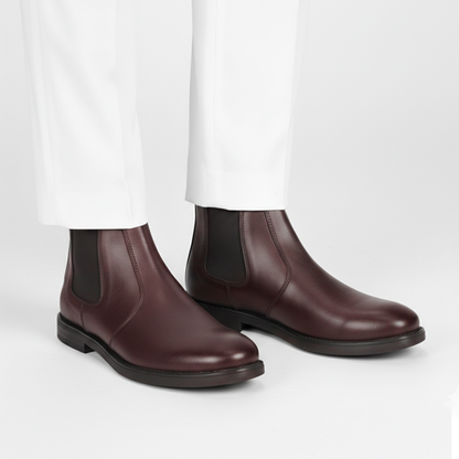 Elnoir Classic Chelsea Boot - Dark Brown